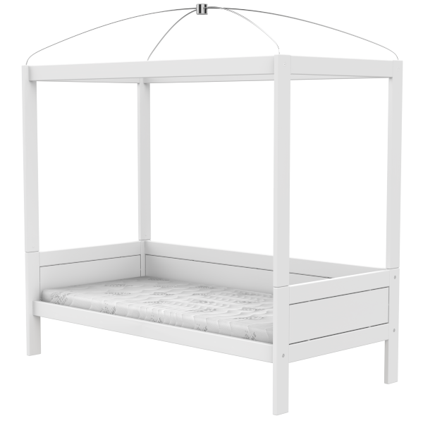 Four poster canopy bed-Little Nordic