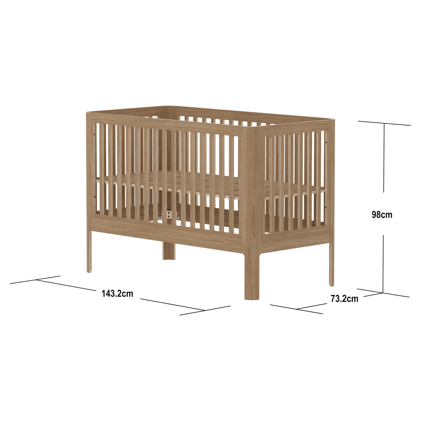 FLEXA Nova Baby cot-Little Nordic