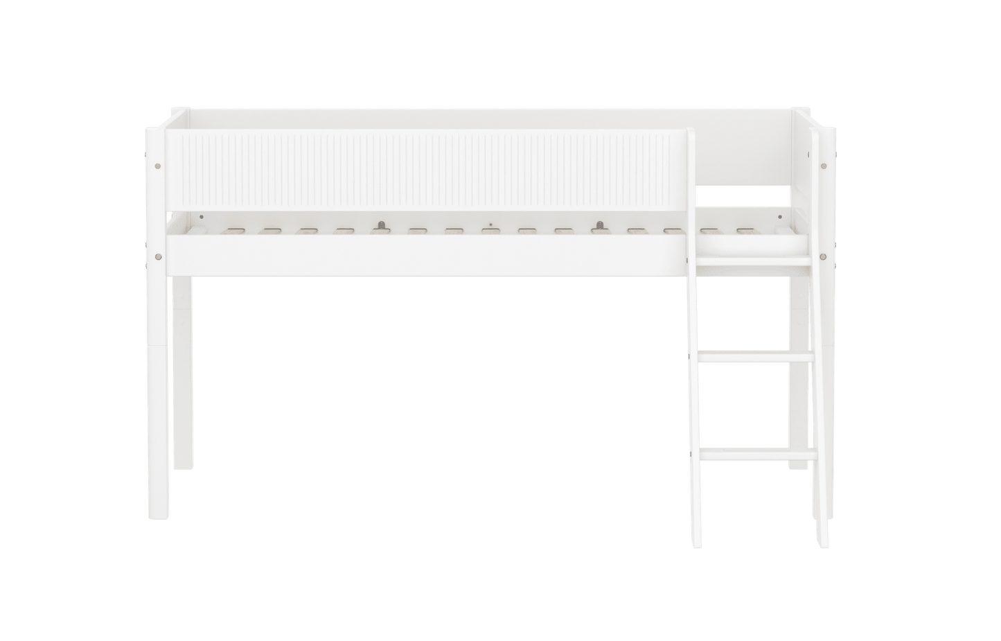 FLEXA Mid-high bed with slanting ladder-Little Nordic