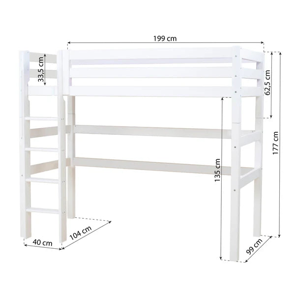 Hoppekids ECO Luxury Loft Bed-Little Nordic