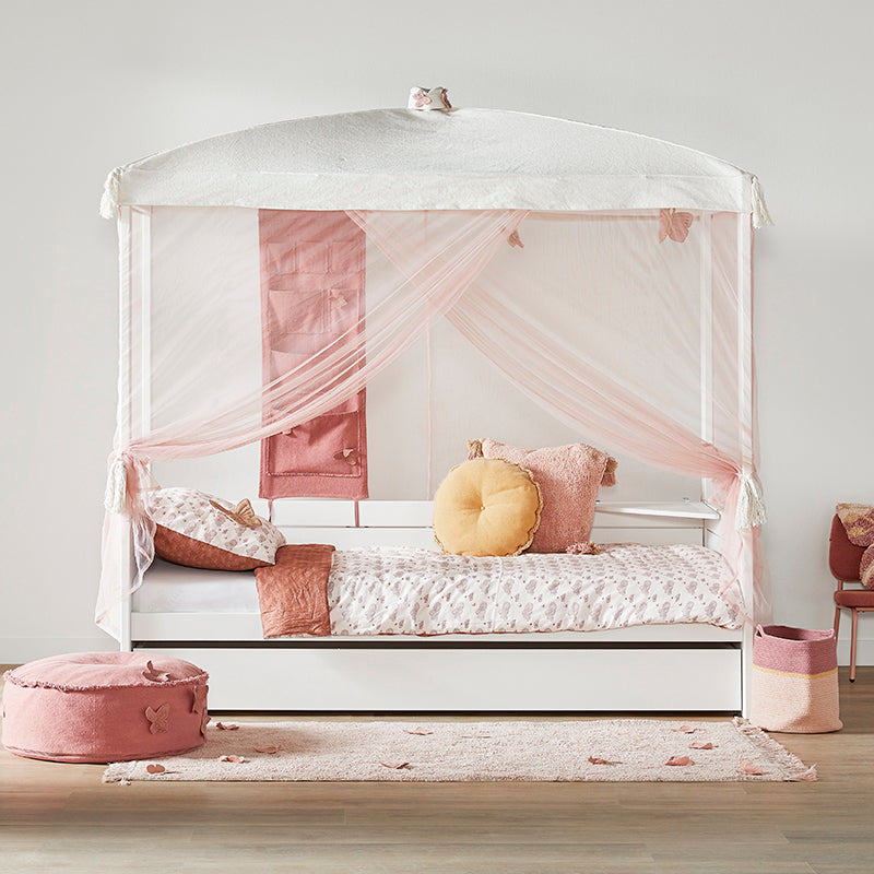 Four poster canopy bed-Little Nordic