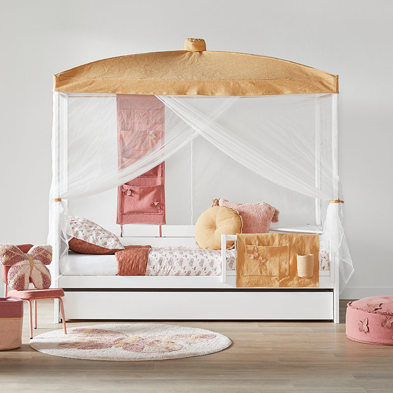 Four poster canopy bed-Little Nordic