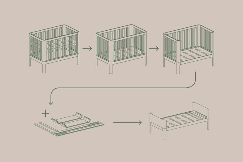 FLEXA Nova Baby cot-Little Nordic