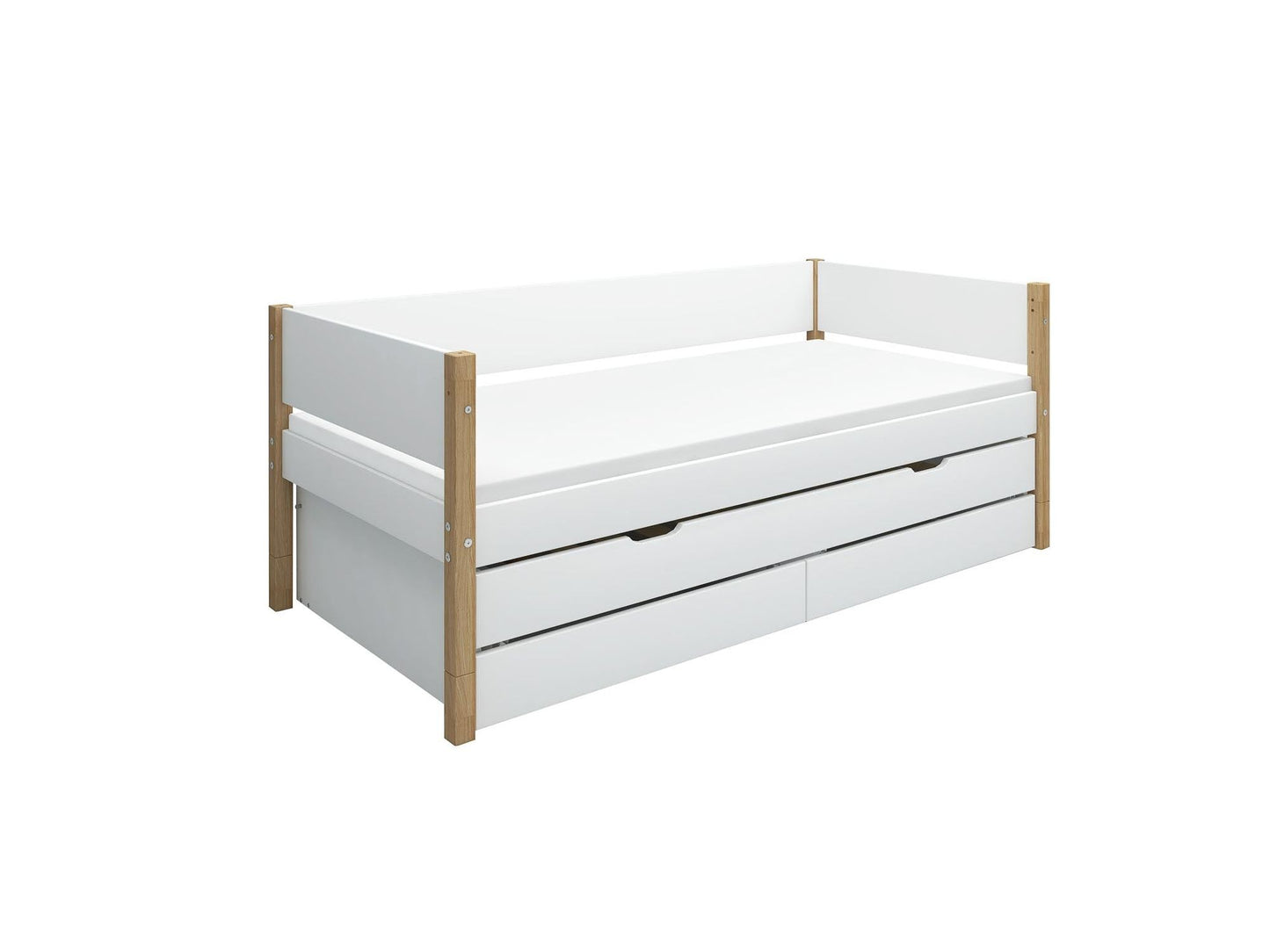 FLEXA Nor Daybed with trundle and 2 drawers-Little Nordic