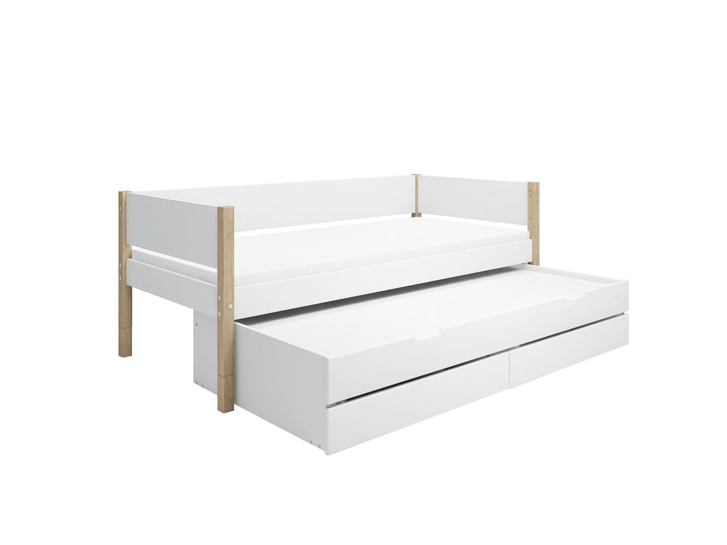FLEXA Nor Daybed with trundle and 2 drawers-Little Nordic
