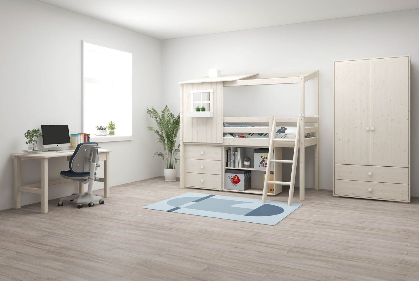 FLEXA Mid-high Playhouse-Little Nordic