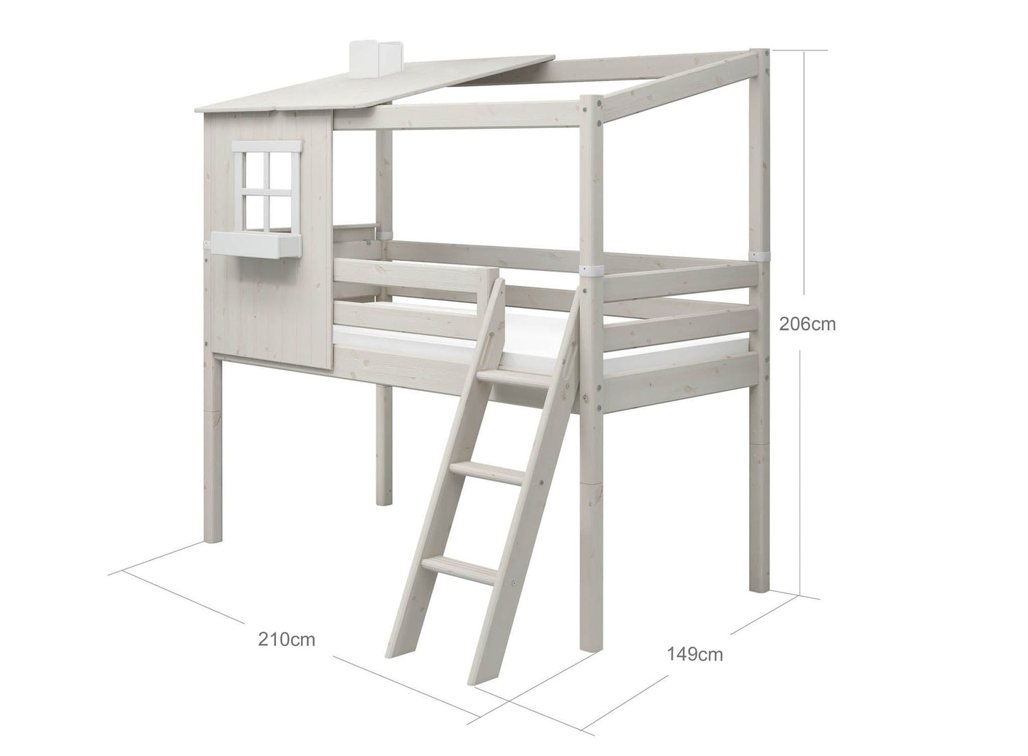 FLEXA Mid-high Playhouse-Little Nordic