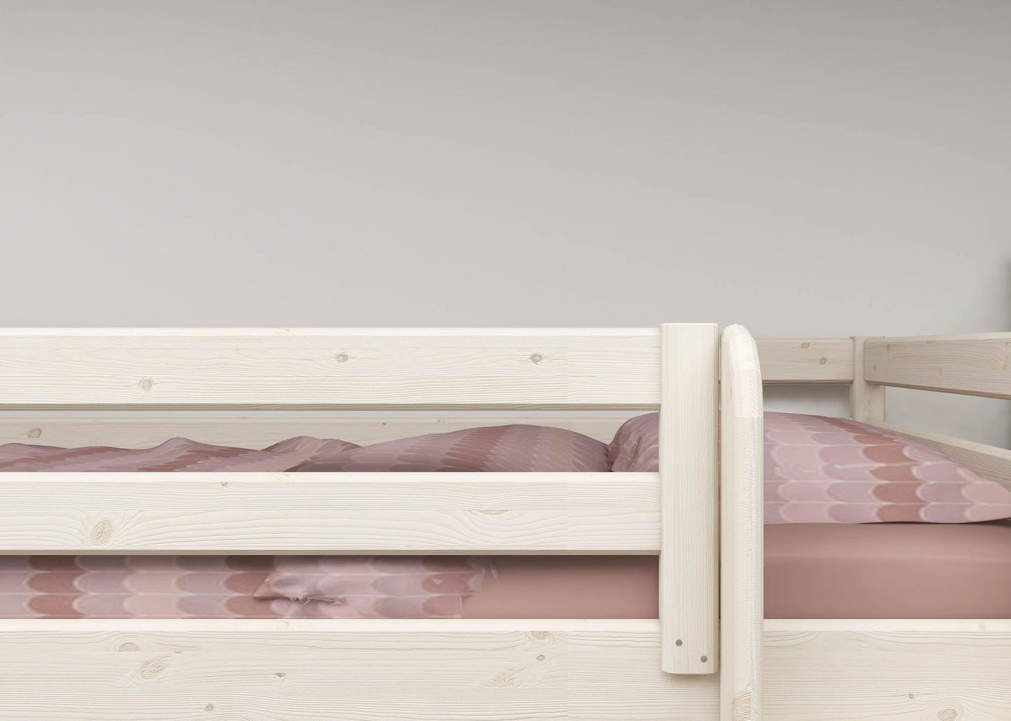 FLEXA High bed with straight ladder-Little Nordic