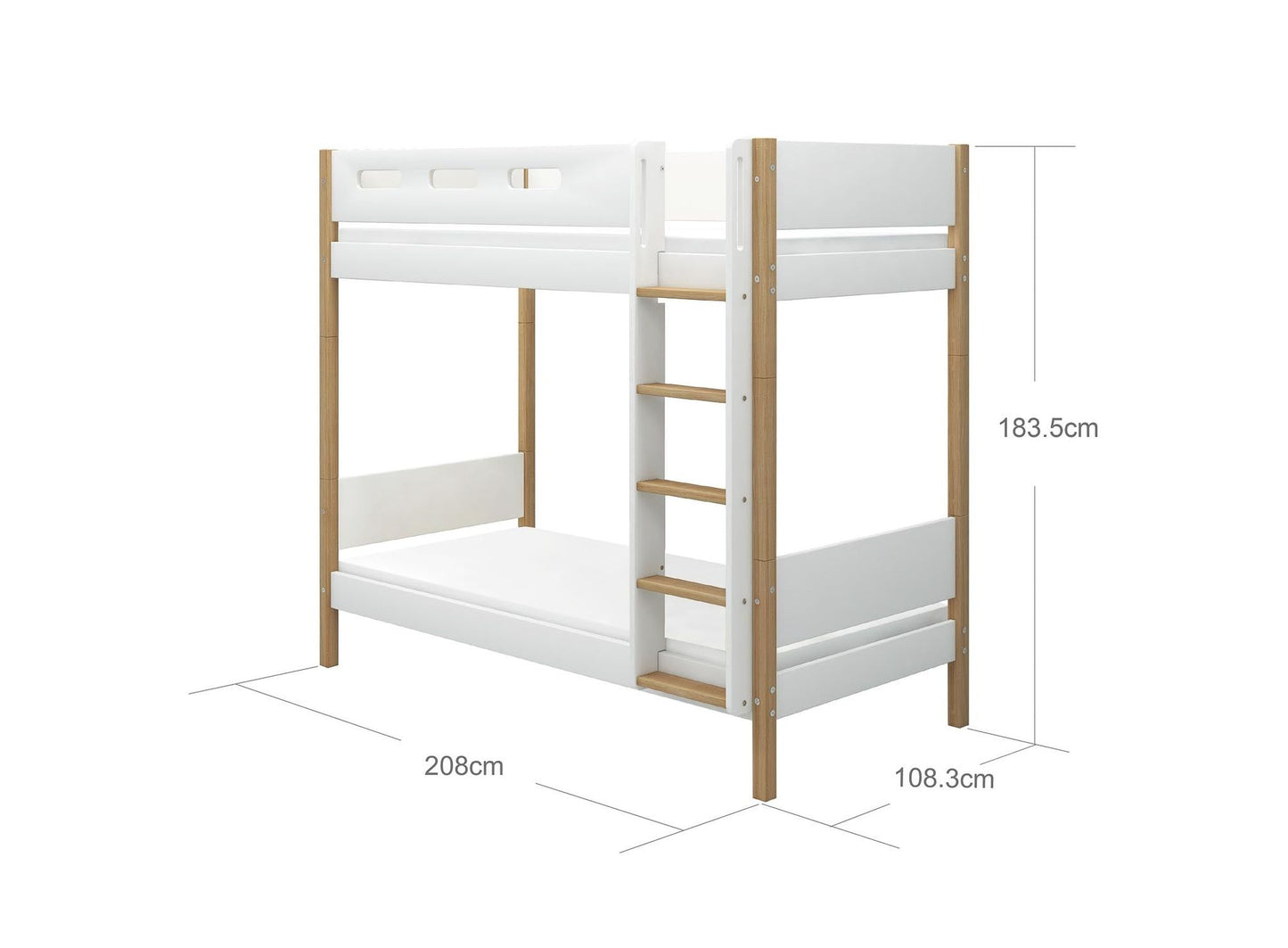 FLEXA Nor Bunk bed, extra high-Little Nordic