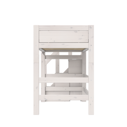 Low loft bed with stepladder-Little Nordic