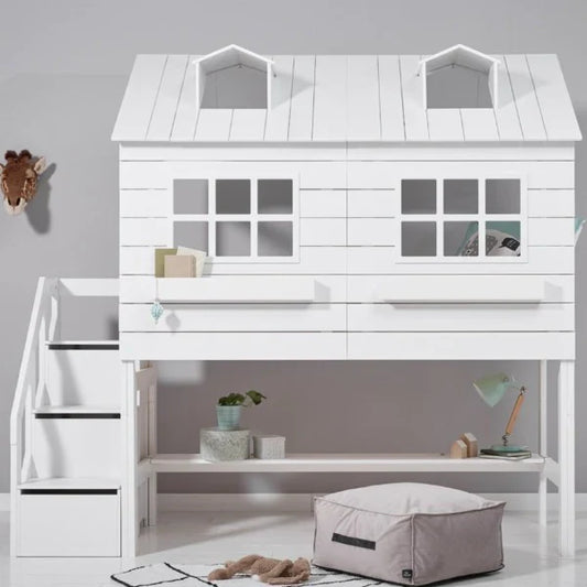 Mid Sleeper Bed house bed - Lake House-Little Nordic