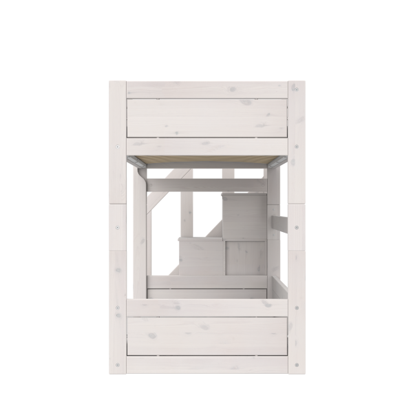Low bunk bed with stepladder-Little Nordic