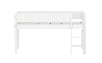 FLEXA Mid-high bed with straight ladder-Little Nordic