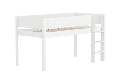 FLEXA Mid-high bed with straight ladder-Little Nordic