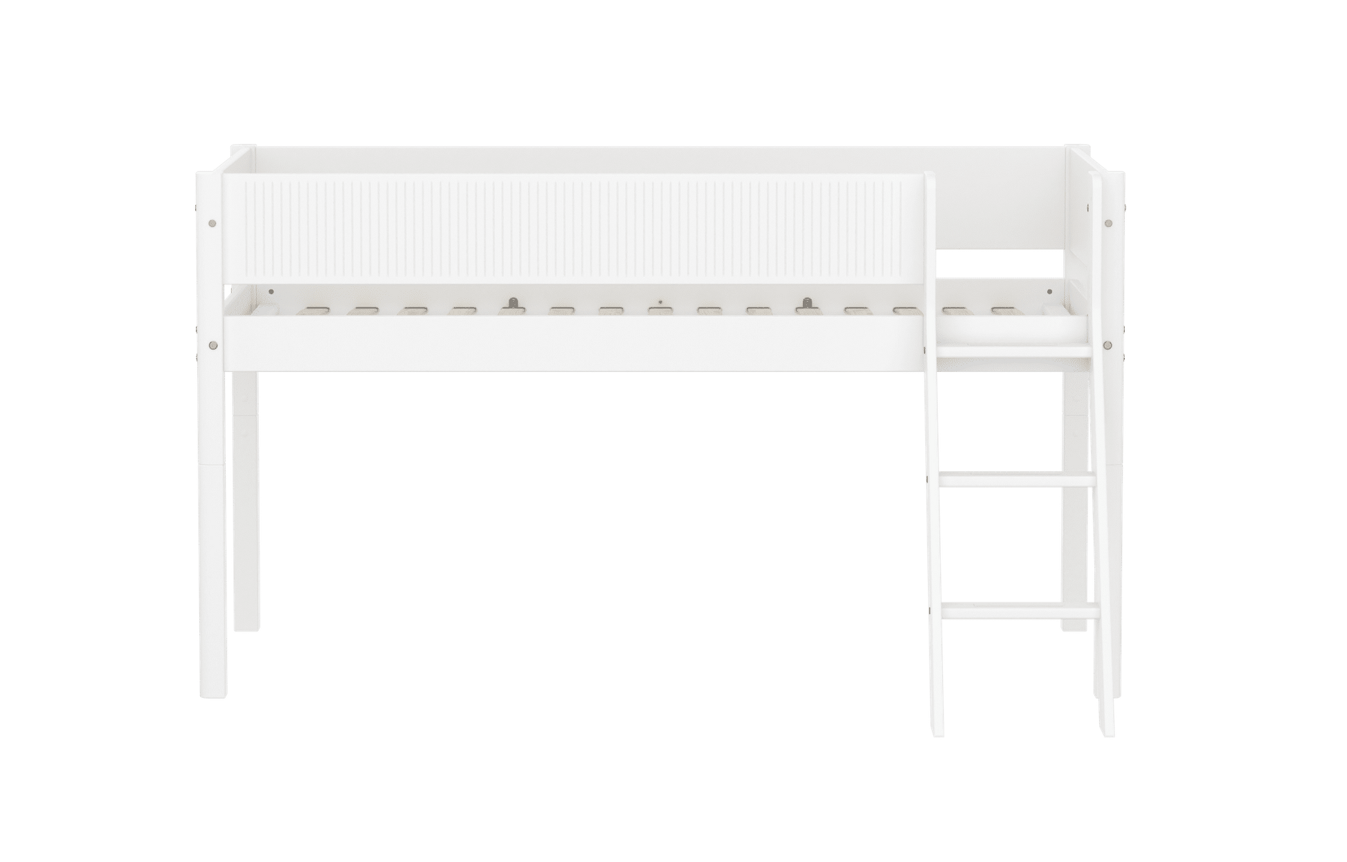 FLEXA Mid-high bed with slanting ladder-Little Nordic