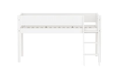 FLEXA Mid-high bed with slanting ladder-Little Nordic
