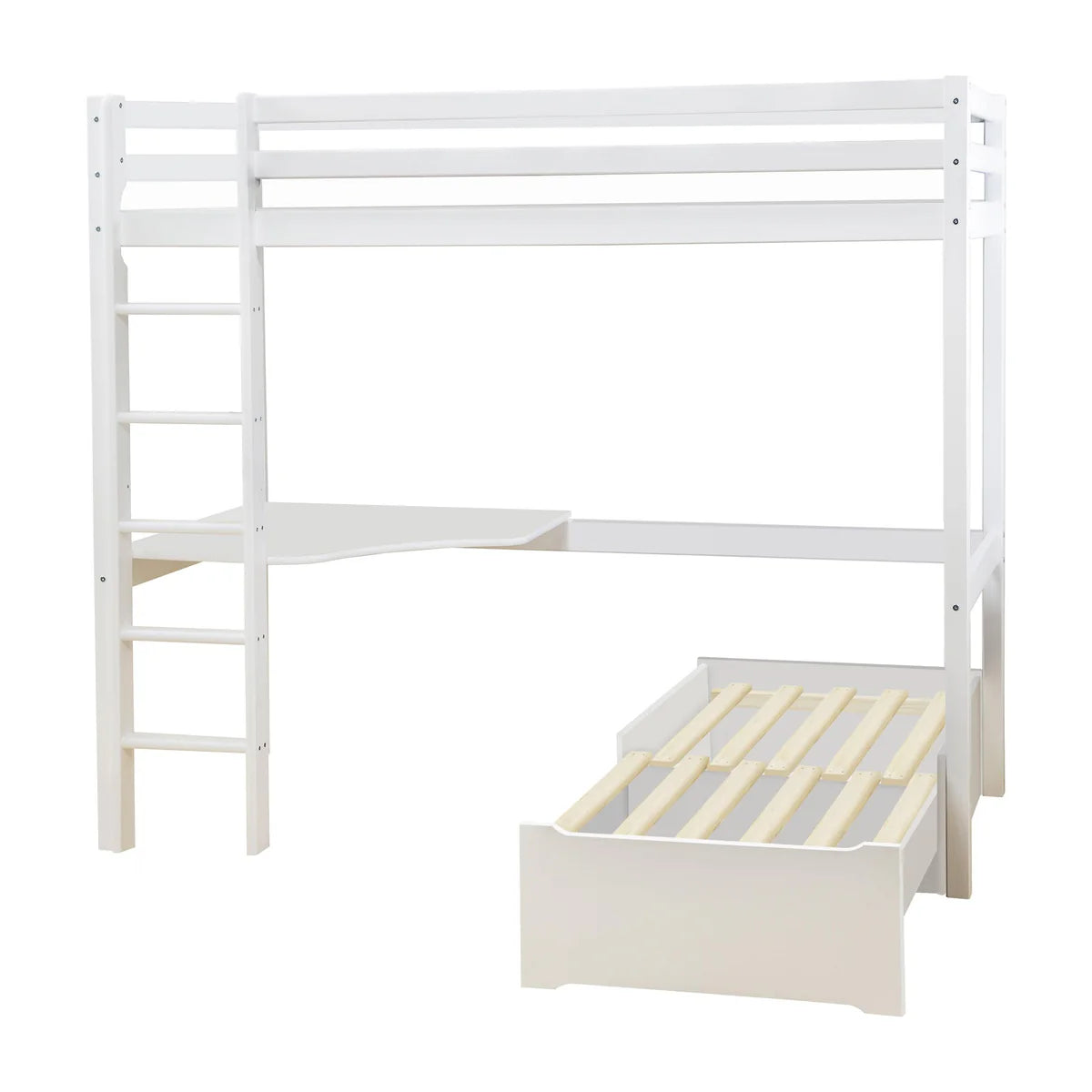 Hoppekids ECO Dream MEGA bed with lounge module and tabletop-Little Nordic