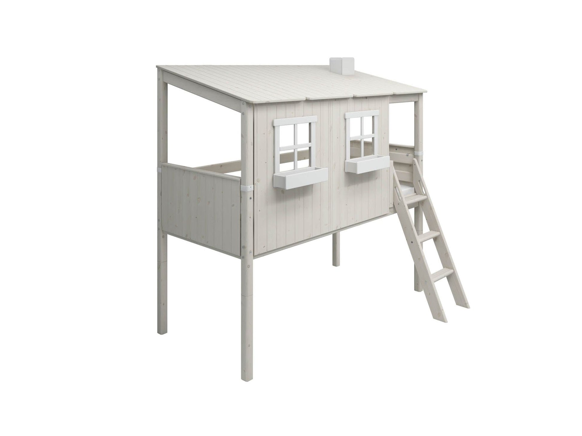 FLEXA Mid-high Playhouse Bed-Little Nordic