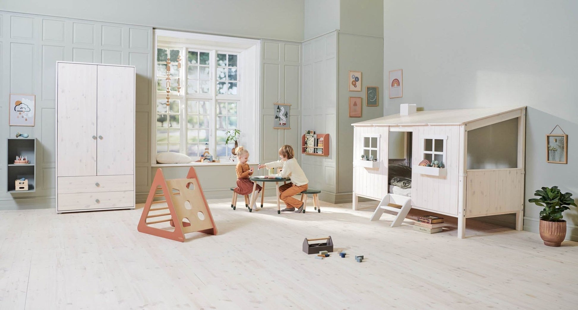 FLEXA Single bed Playhouse-Little Nordic