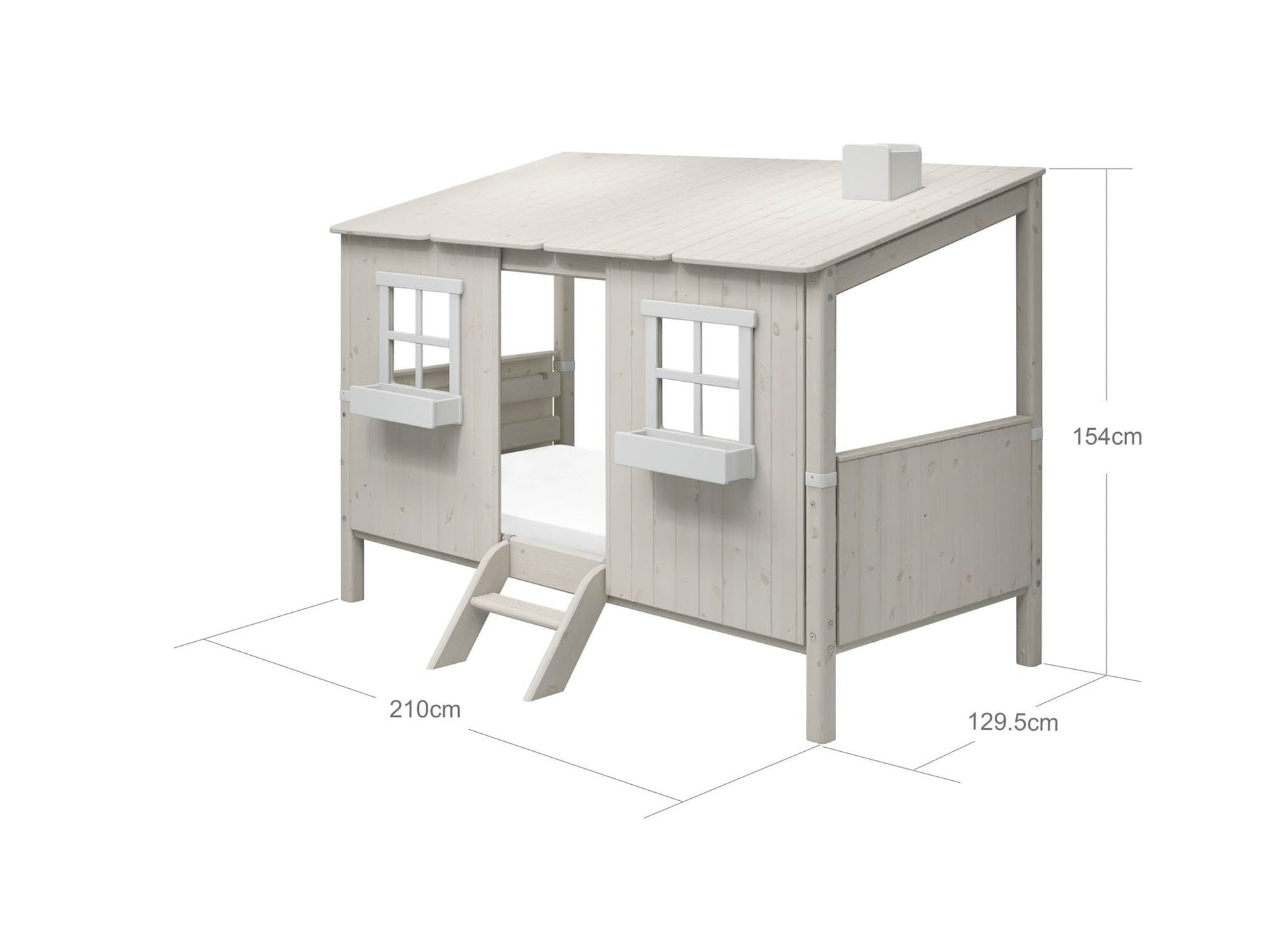 FLEXA Single bed Playhouse-Little Nordic